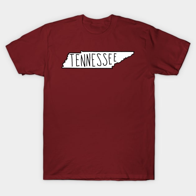 The State of Tennessee - No Color T-Shirt by loudestkitten